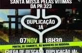 SANTA MISSA PELAS VÍTIMAS DA PR 323