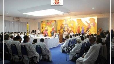 Celebração de Dom João Mamede com os Catecumenos