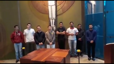 Seminaristas da Diocese enviam recado aos padres pelo seu Dia
