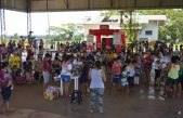 Grupo Guerreiros de Deus do distrito de Porto Camargo, realiza festa para crianças da comunidade