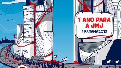 1 ano para a JMJ Panamá 2019 e embaixada panamenha envia carta para o Brasil
