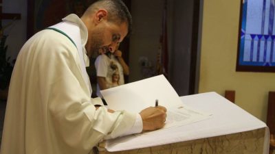 Posse do novo Paróco da Paróquia Nossa Senhora Aparecida – Pe. Ivo Almani de Sá