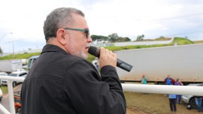 Benção – Carreata e paralisação dos caminhoneiros na PR-323