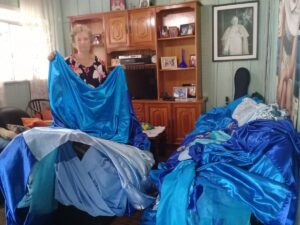 Costura do manto em 2017