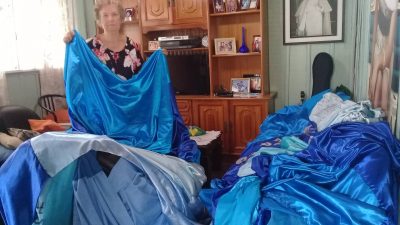 Confecção do manto de Nossa Senhora já é tradição no Santuário de Nossa Senhora do Perpétuo Socorro de Umuarama