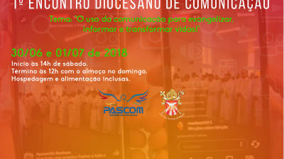 Diocese de Umuarama realiza 1° Encontro Diocesano de Comunicação – Faça sua inscrição aqui!