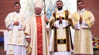 Ordenação diaconal de Antonio Murilo, Frederico de Jesus e Lucas Pereira