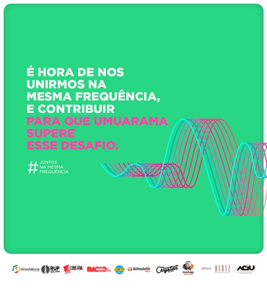 Radio Inconfidência na Campanha “Juntos na mesma frequência”