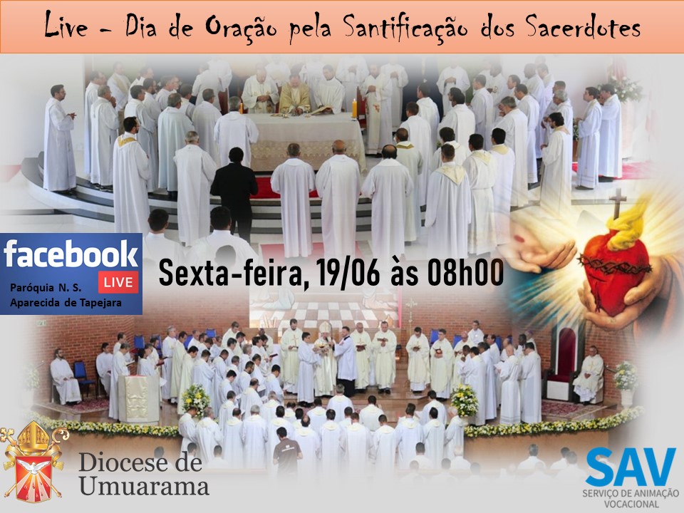Vamos orar juntos pela Santificação dos Sacerdotes?