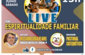 Frei Cláudio promove live com o tema “Espiritualidade Familiar”