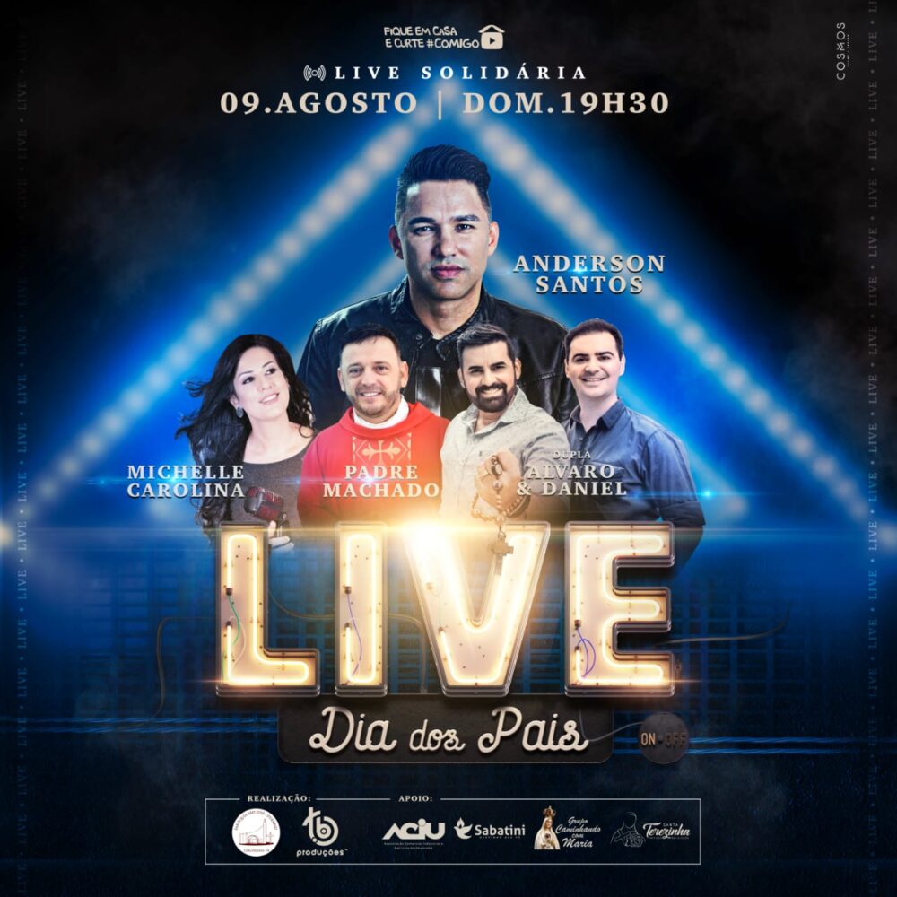 Dia dos Pais será marcado por Live Solidária