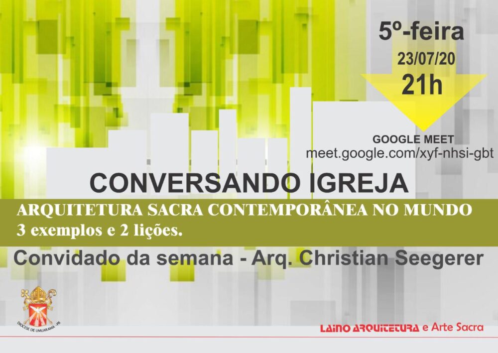 Equipe de Arte Sacra da Diocese de Umuarama farão reunião pelo Google Meet e todos são convidados a participar