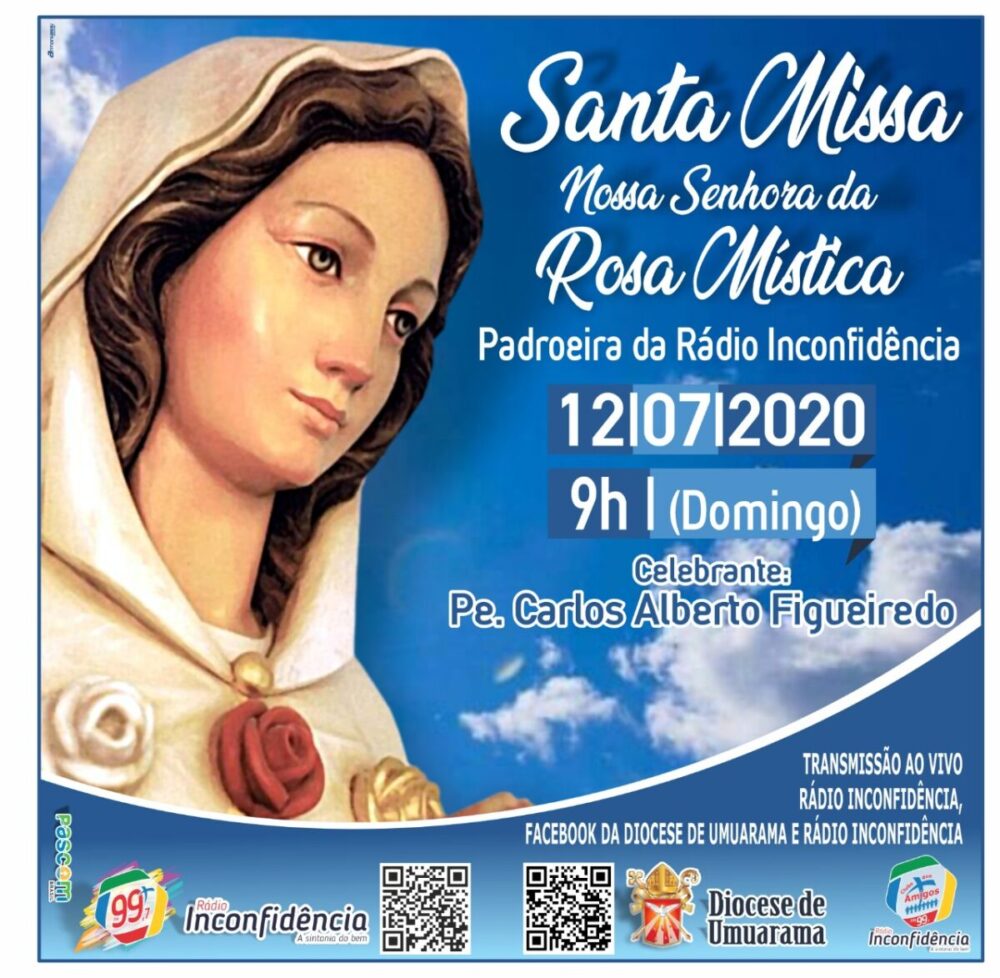 Missa em Honra a Nossa Senhora da Rosa mística será celebrada no domingo