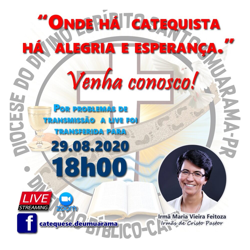 Coordenadora diocesana da catequese promoverá live para homenagear os catequistas