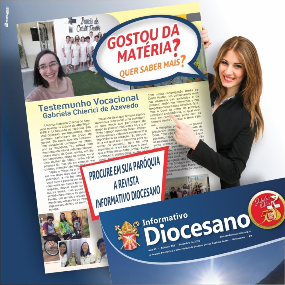 Procure sua Paróquia e saiba como adquirir seu Informativo Diocesano