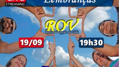 Retiro Opção de Vida realizará encontro on line com tema “Lembranças”