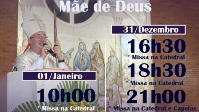 Horários de missa no primeiro dia do ano