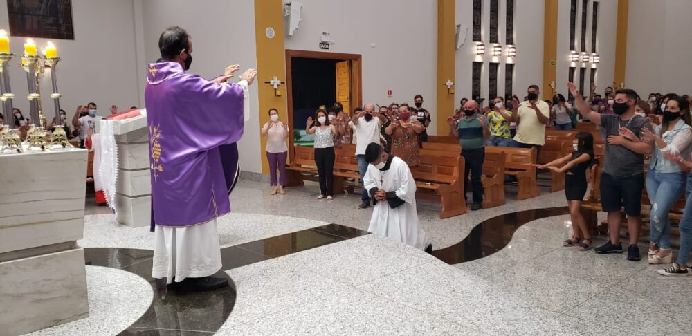 Missa de envio de Alan Felipe da Silva ao Seminário Propedêutico de Umuarama