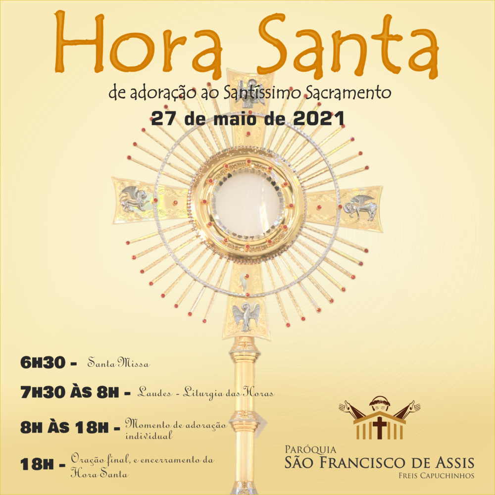 Paróquia São Francisco de Assis promove a mais de 10 anos a Hora Santa