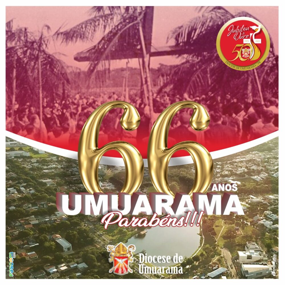 Diocese parabeniza Umuarama pelo seu 66º aniversário