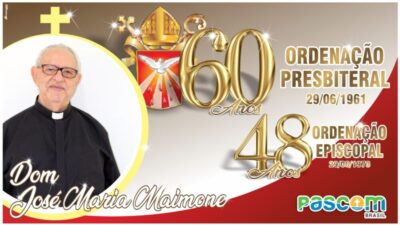 Dom José Maria Maimone comemora bodas de brilhante e granito