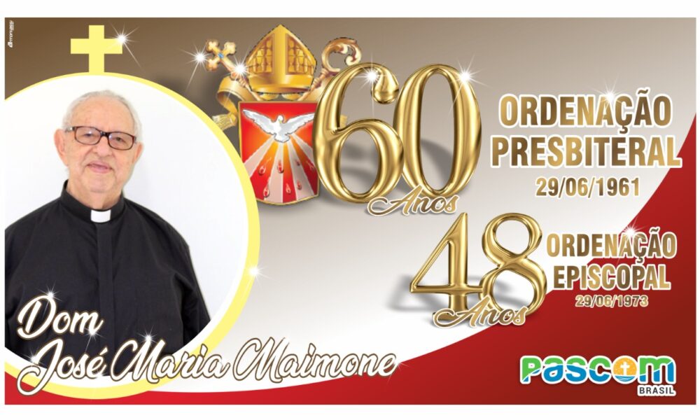 Dom José Maria Maimone comemora bodas de brilhante e granito