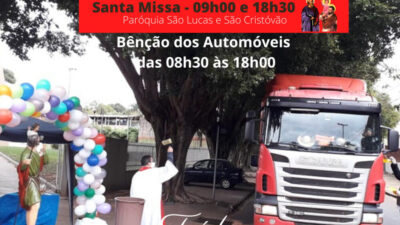 Solenidade de São Cristóvão celebrará aniversário da Paróquia e terá benção de veículos