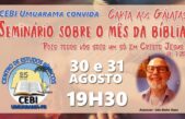 Bodas de Ouro do Mês da Bíblia e o convite do CEBI