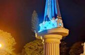 Estátua de Nossa Senhora Aparecida de 8 metros é entregue e abençoada em Tapejara.