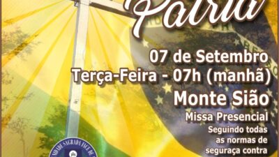 Comunidade Sagrada Face de Jesus realizará Missa pela Pátria