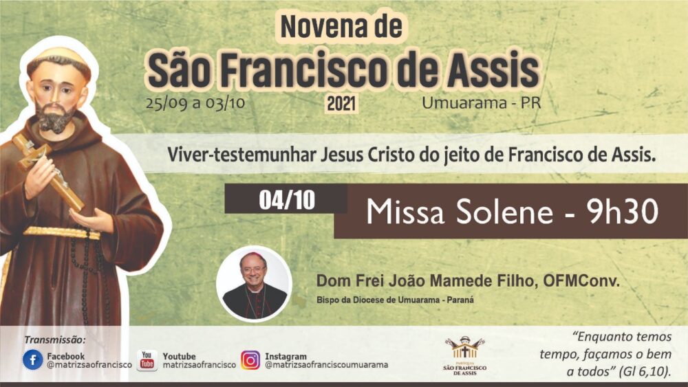 Grande festa em louvor ao Padroeiro de Umuarama