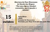 CONVITE: Abertura da Fase Diocesana do Sínodo dos Bispos
