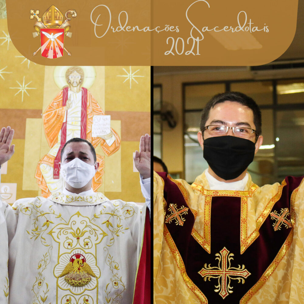Ordenação de dois jovens padres movimentam suas paróquias de origem