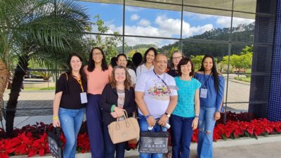 Padre e funcionárias da Paróquia de Cianorte e da Cúria representaram a Diocese de Umuarama na Semana da Gestão Eclesial em Aparecida