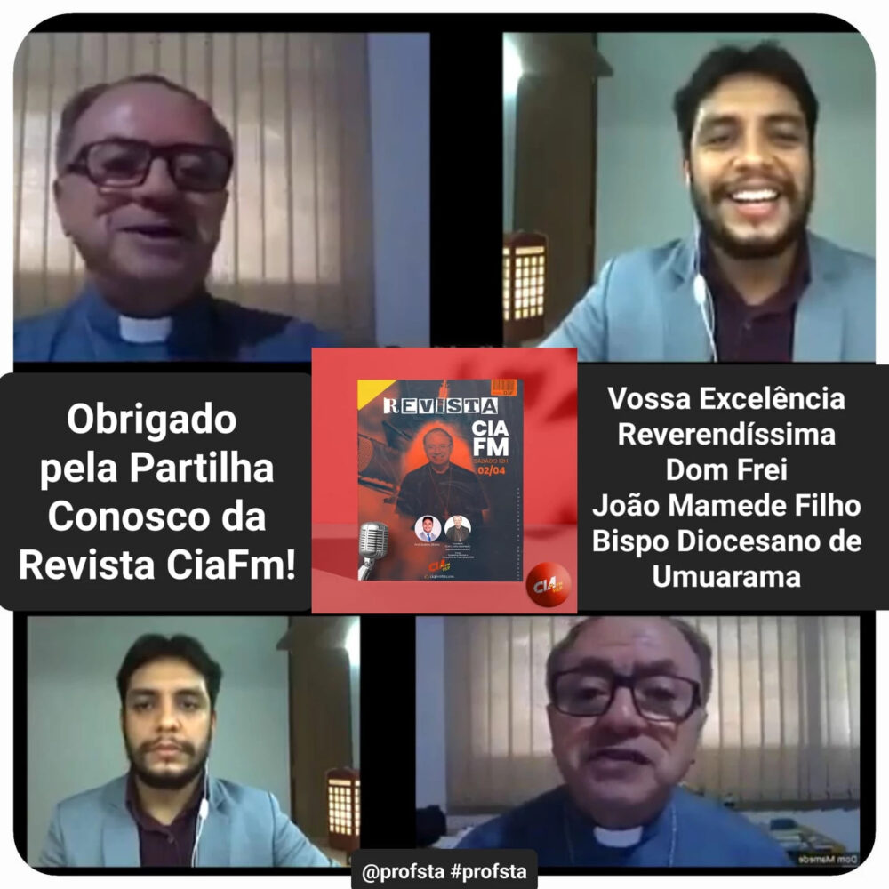 Entrevista do Bispo Dom João Mamede à Revista CiaFm de 2/Abril/22 em Vídeo