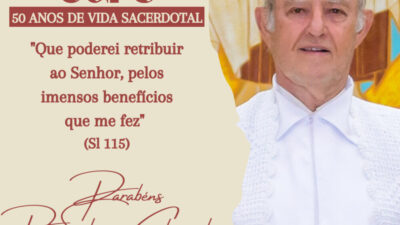 Padre Silvino comemora Bodas de Ouro de Sacerdócio