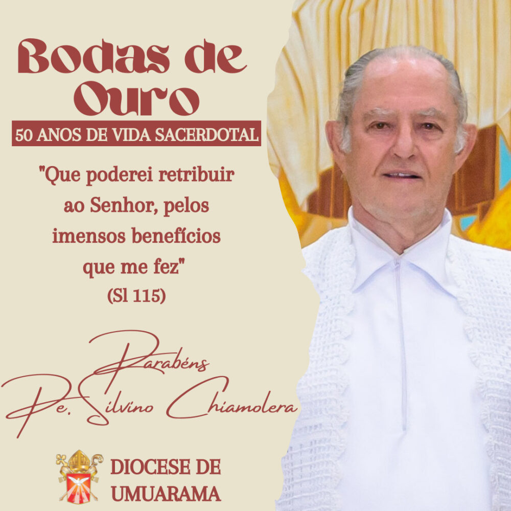 Padre Silvino comemora Bodas de Ouro de Sacerdócio