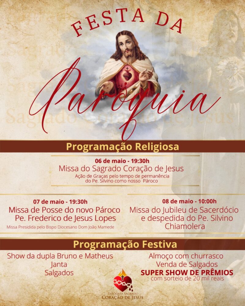 Brasilândia do Sul terá festa paroquial neste final de semana