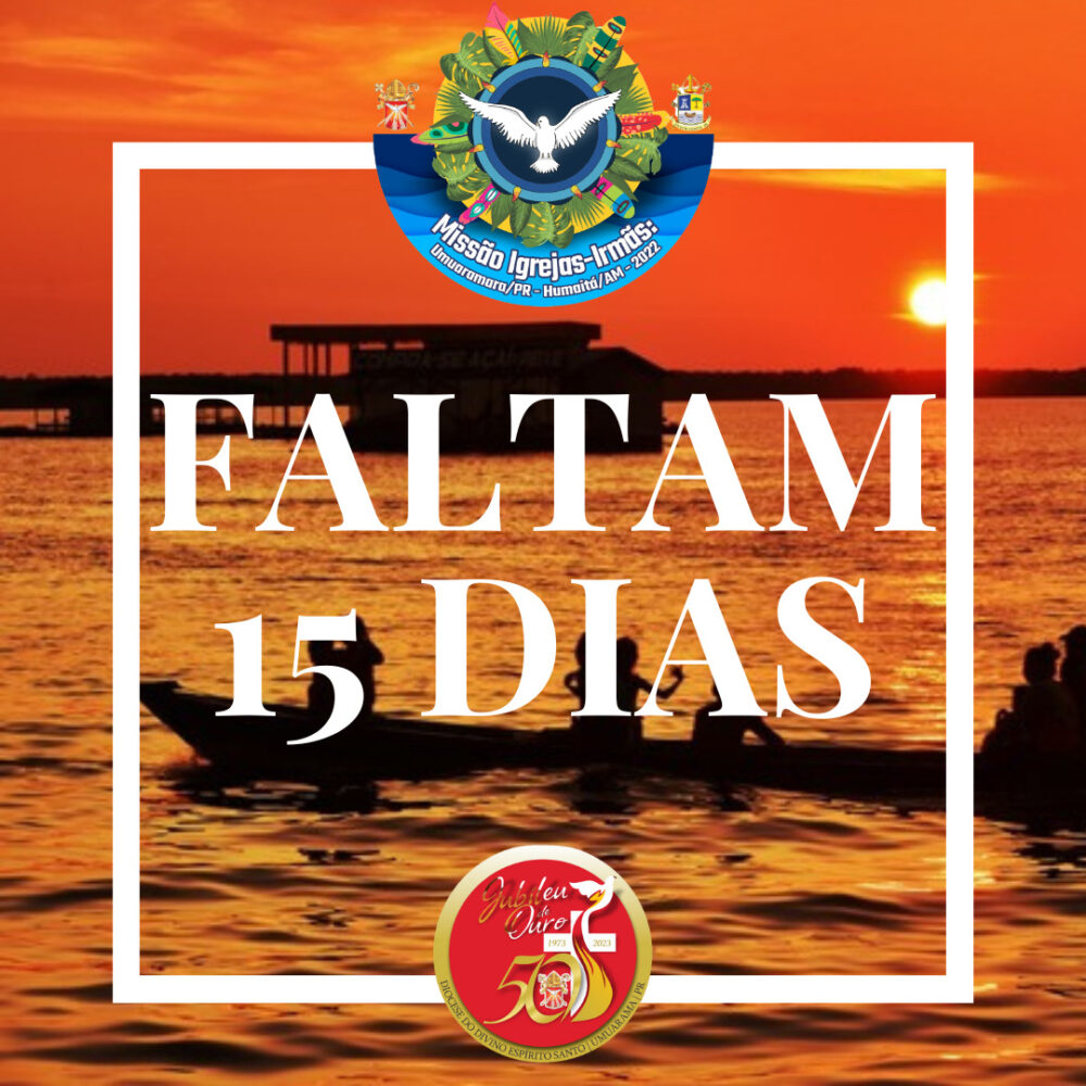 Contagem regressiva para Missão Igreja-Irmã