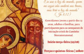Paróquia Sagrado Coração de Jesus e Caminho Neocatecumenal convidam para catequese de jovens e adultos