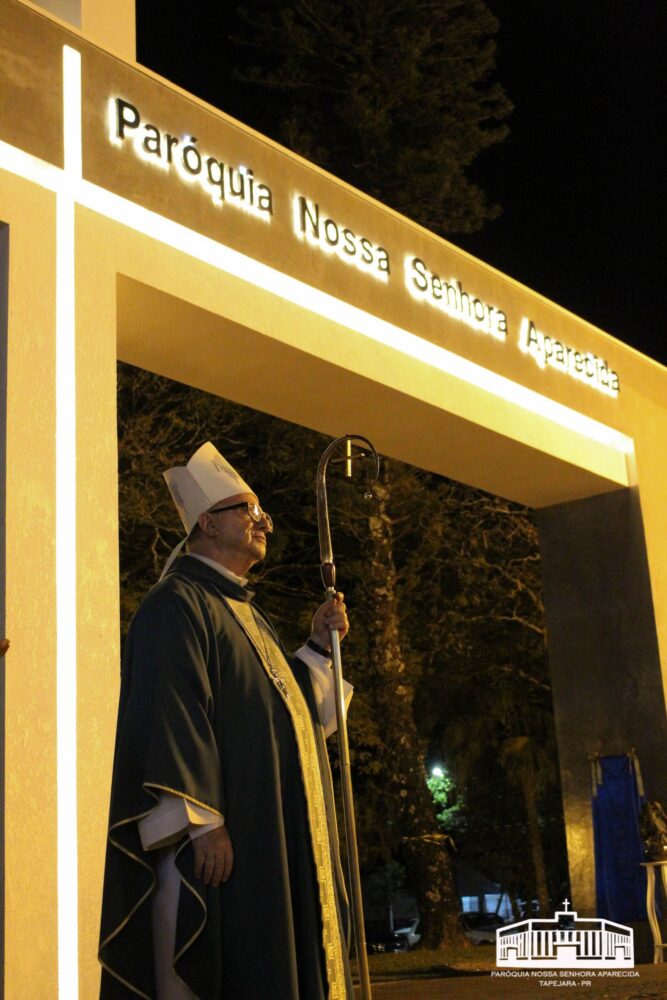 Tapejara recebe o Bispo diocesano e a chama da Vela Jubilar