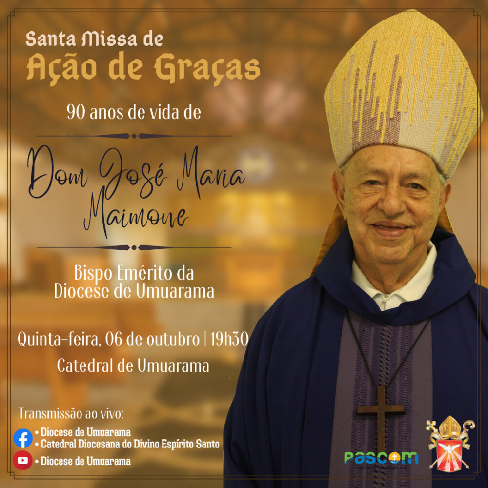 Dom José Maria Maimone comemora 90 anos