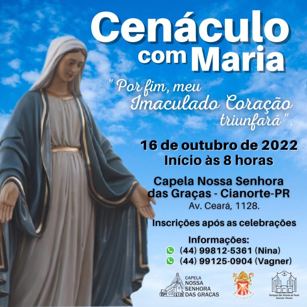 Capela de Cianorte realiza o Cenáculo com Maria