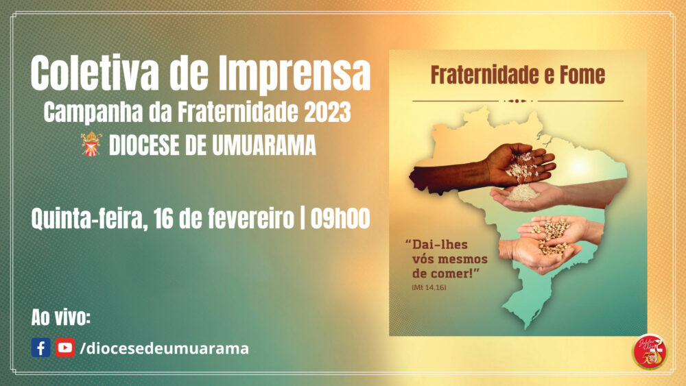 Coletiva de Imprensa da Campanha da Fraternidade 2023 acontece nesta quinta-feira