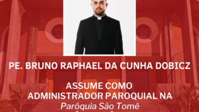 Bispo anuncia transferência para Paróquia São Tomé