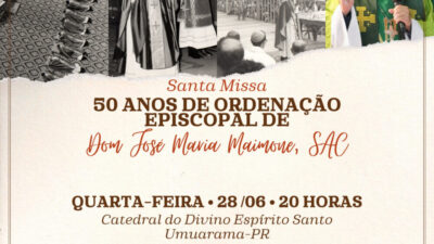 Dom José comemora Jubileu de Ouro de Episcopado com Santa Missa