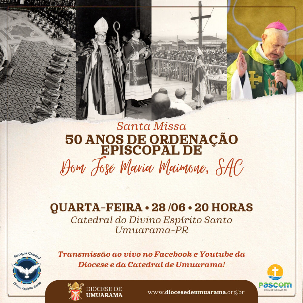 Dom José comemora Jubileu de Ouro de Episcopado com Santa Missa