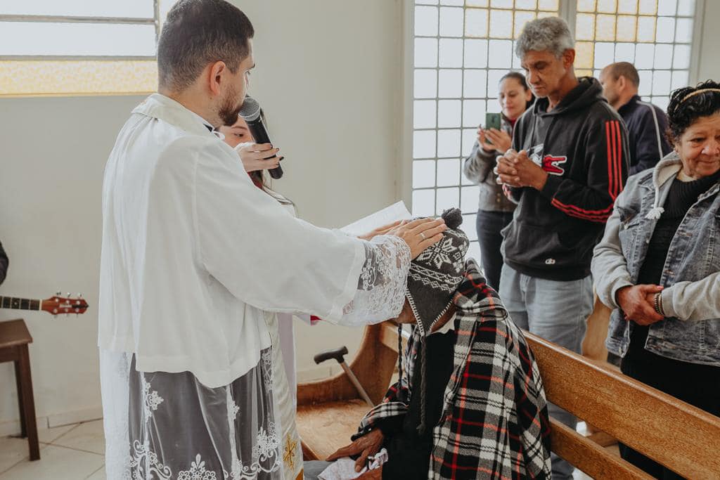 Aos 104 anos, idoso recebe os sacramentos em Alto Piquiri
