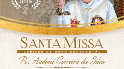 Padre Audinei comemora Jubileu de Ouro de Sacerdócio