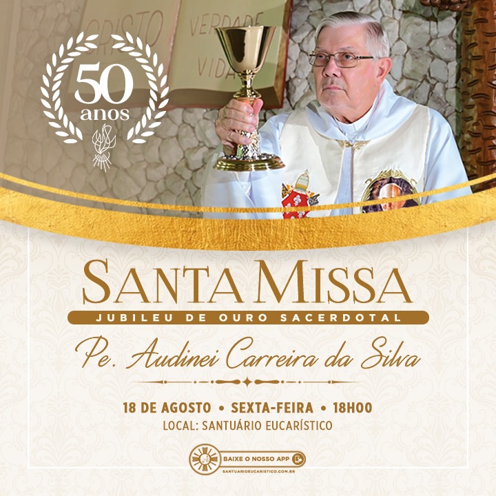 Padre Audinei comemora Jubileu de Ouro de Sacerdócio